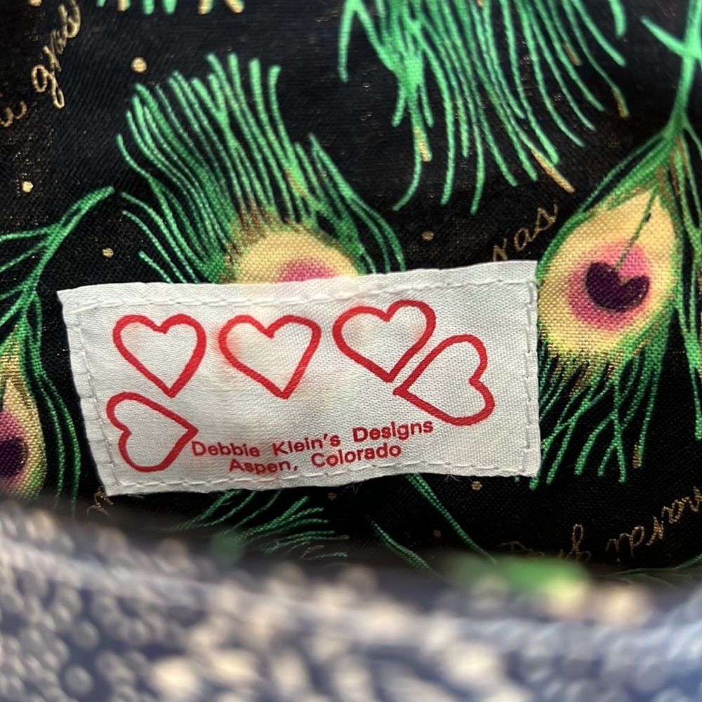 NWT vintage Square-shaped with tassels Handmade Hand-beaded in Aspen CO ROSETTES - Picture 14 of 15